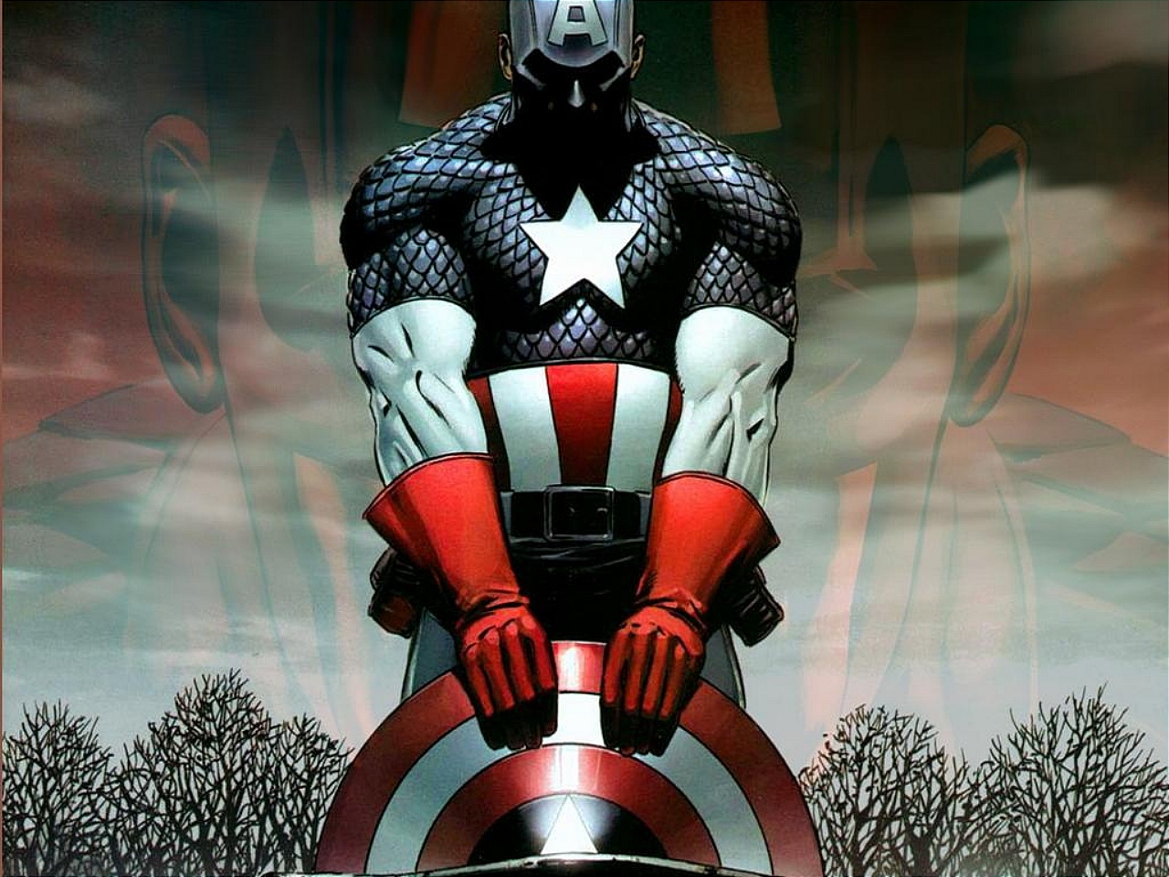captain america comic wallpaper #10