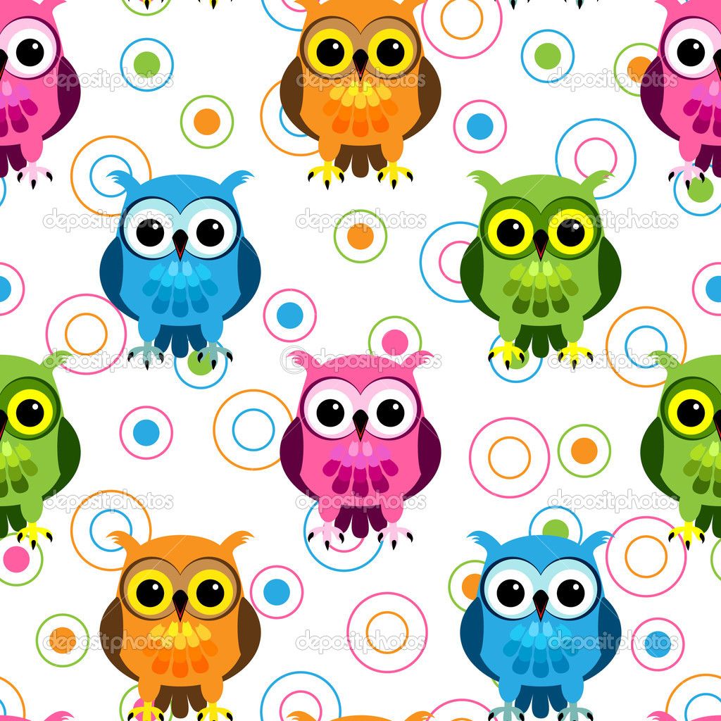 Cartoon owl wallpaper