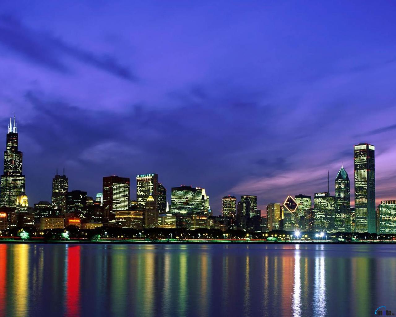 Chicago skyline desktop wallpaper