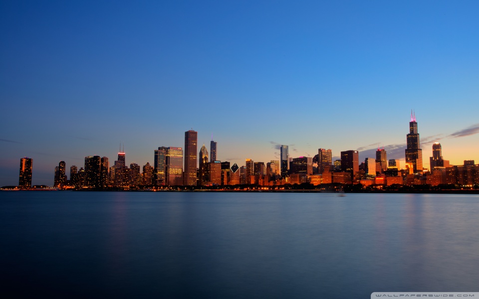 Chicago skyline desktop wallpaper