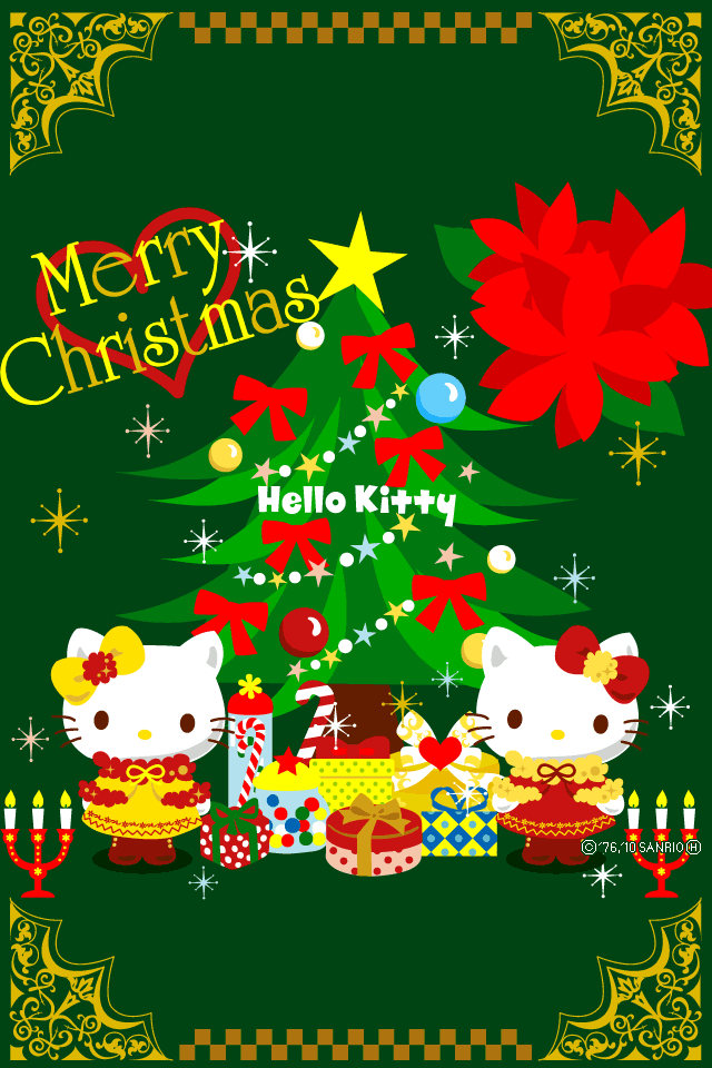 christmas hello kitty wallpaper #9
