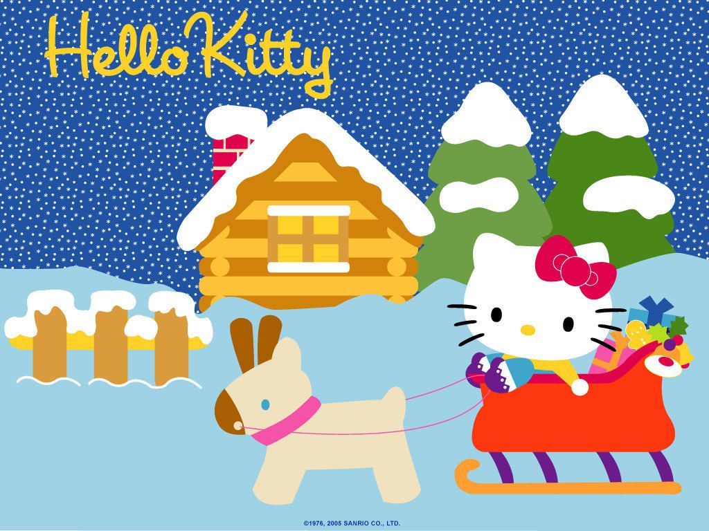 christmas hello kitty wallpaper #10