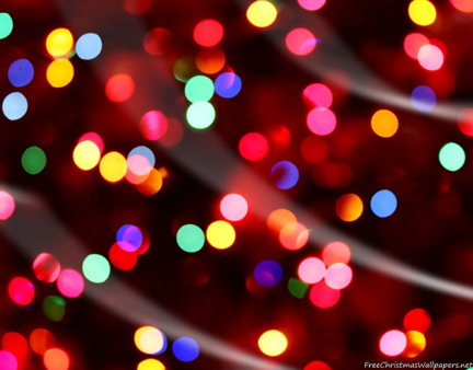 christmas lights desktop background #16