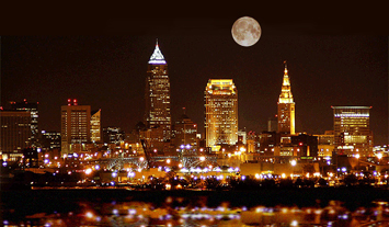 Cleveland skyline wallpaper