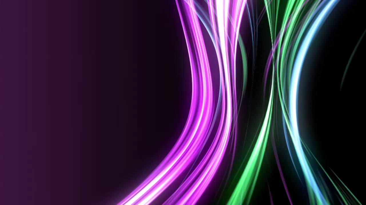 Moving Background - Neon Rays of Cool Color Tones - YouTube
