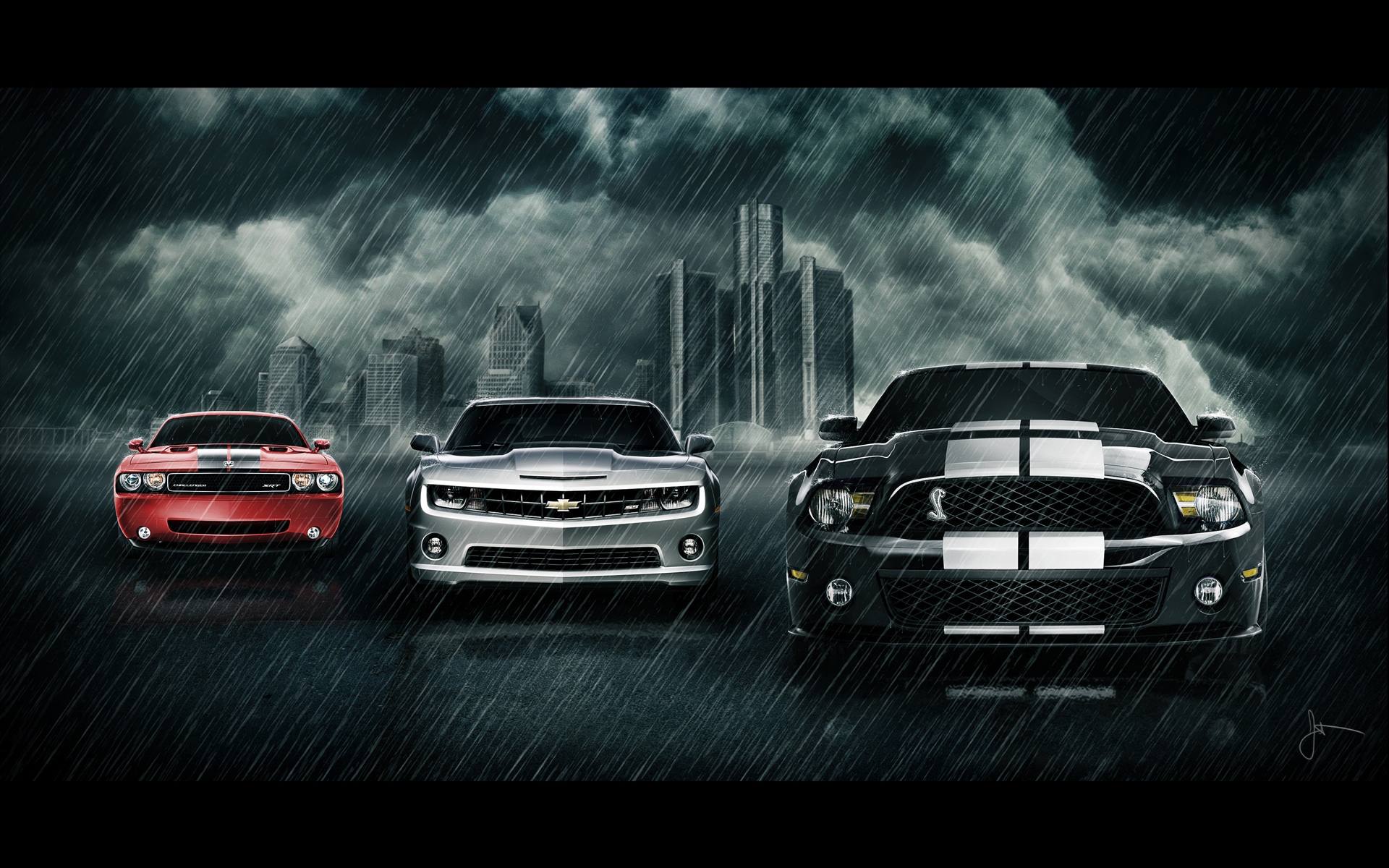 Cool muscle cars wallpaper