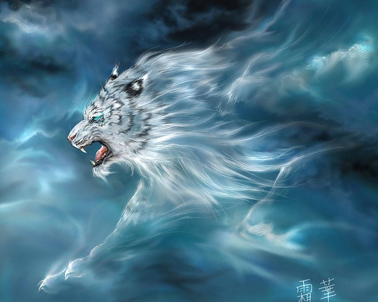 cool tiger backgrounds #13