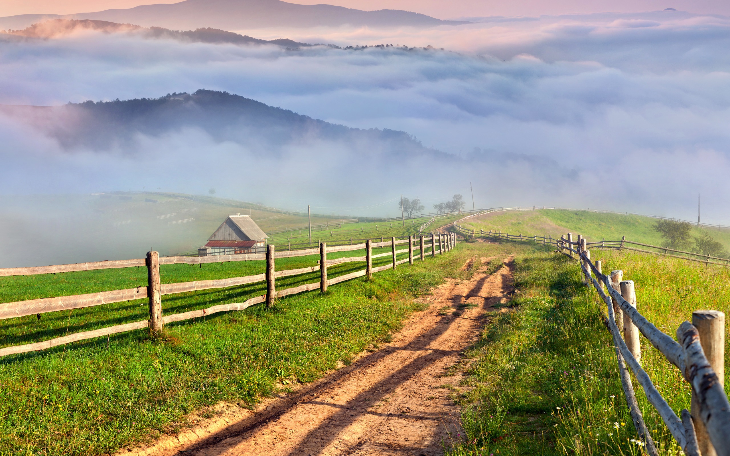 Country scenery wallpaper