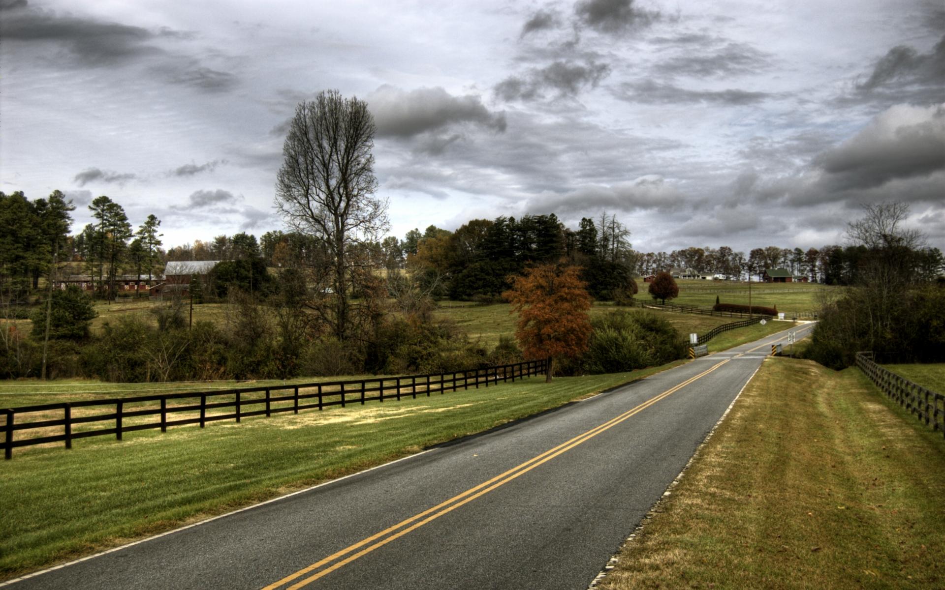 Country scenery wallpaper