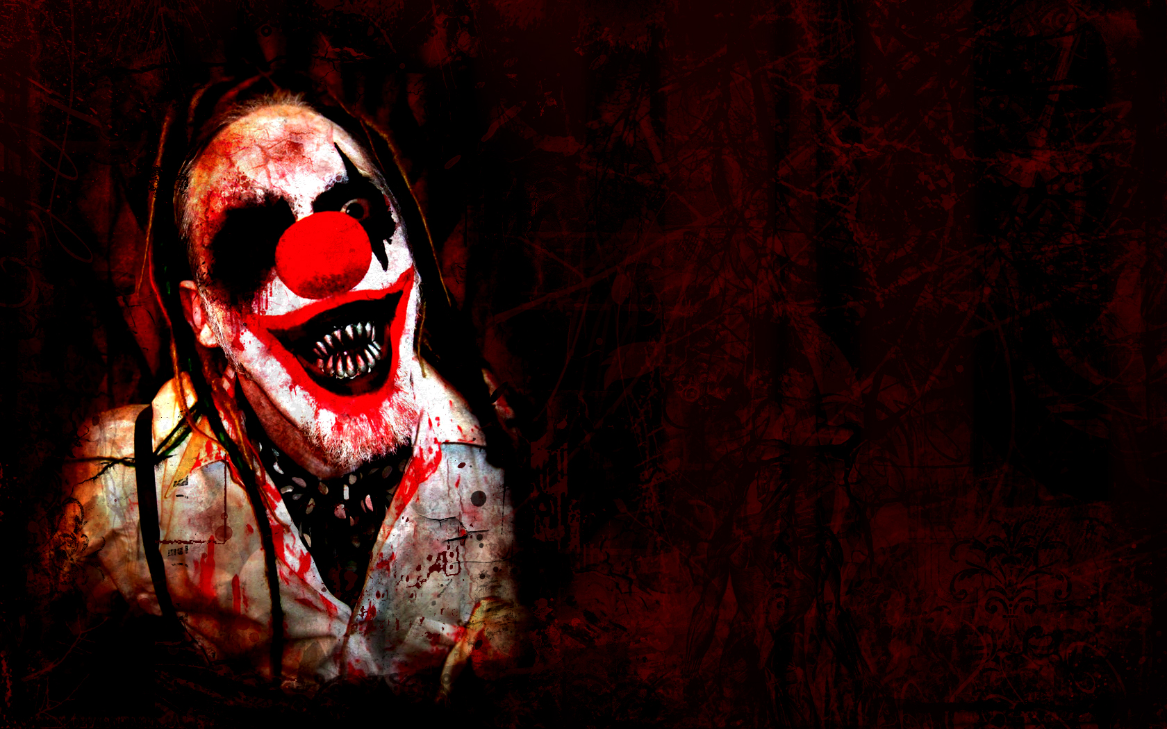 Creepy clown wallpaper
