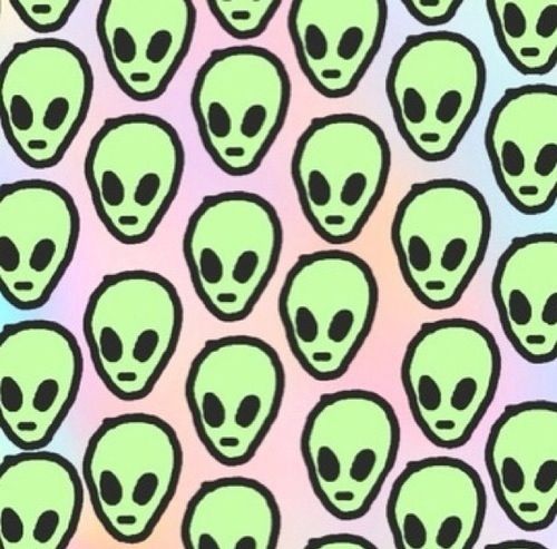 Cute alien wallpaper