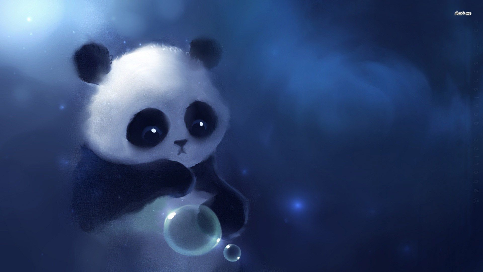 Cute baby panda wallpaper