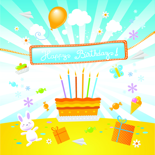 Cute birthday backgrounds