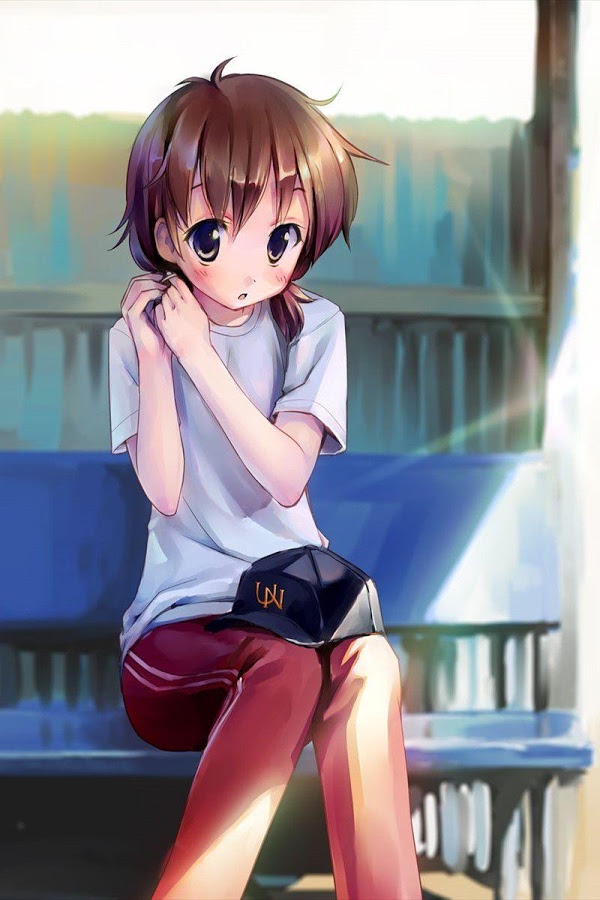 cute girl anime wallpaper #6