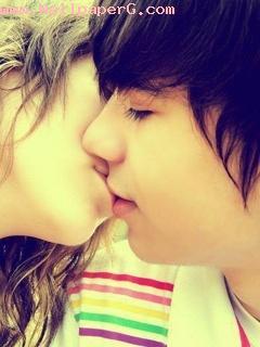 Cute kiss images