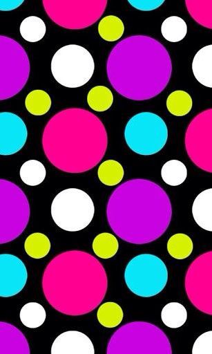 Cute polka dot wallpaper