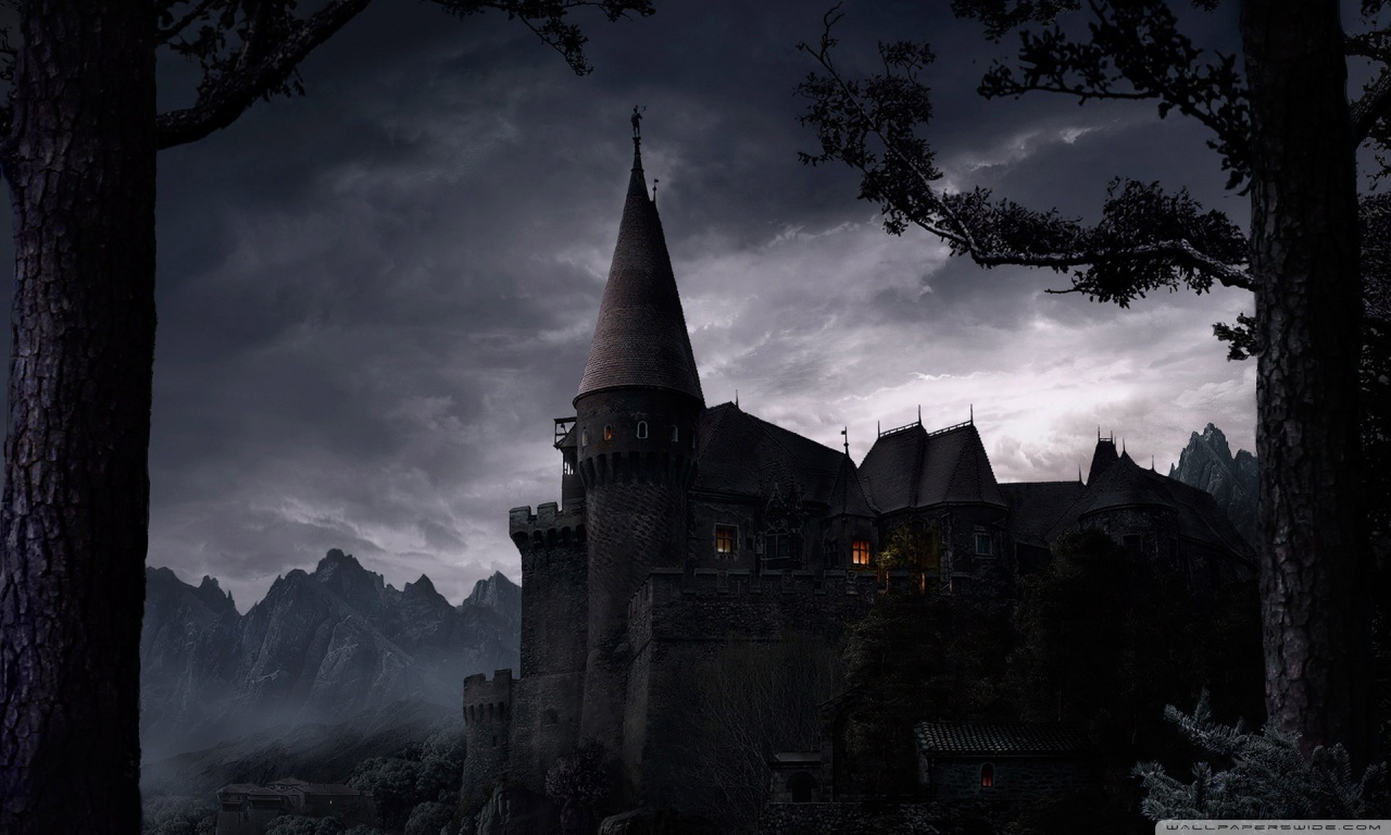 Dark Castle HD desktop wallpaper : Widescreen : High Definition