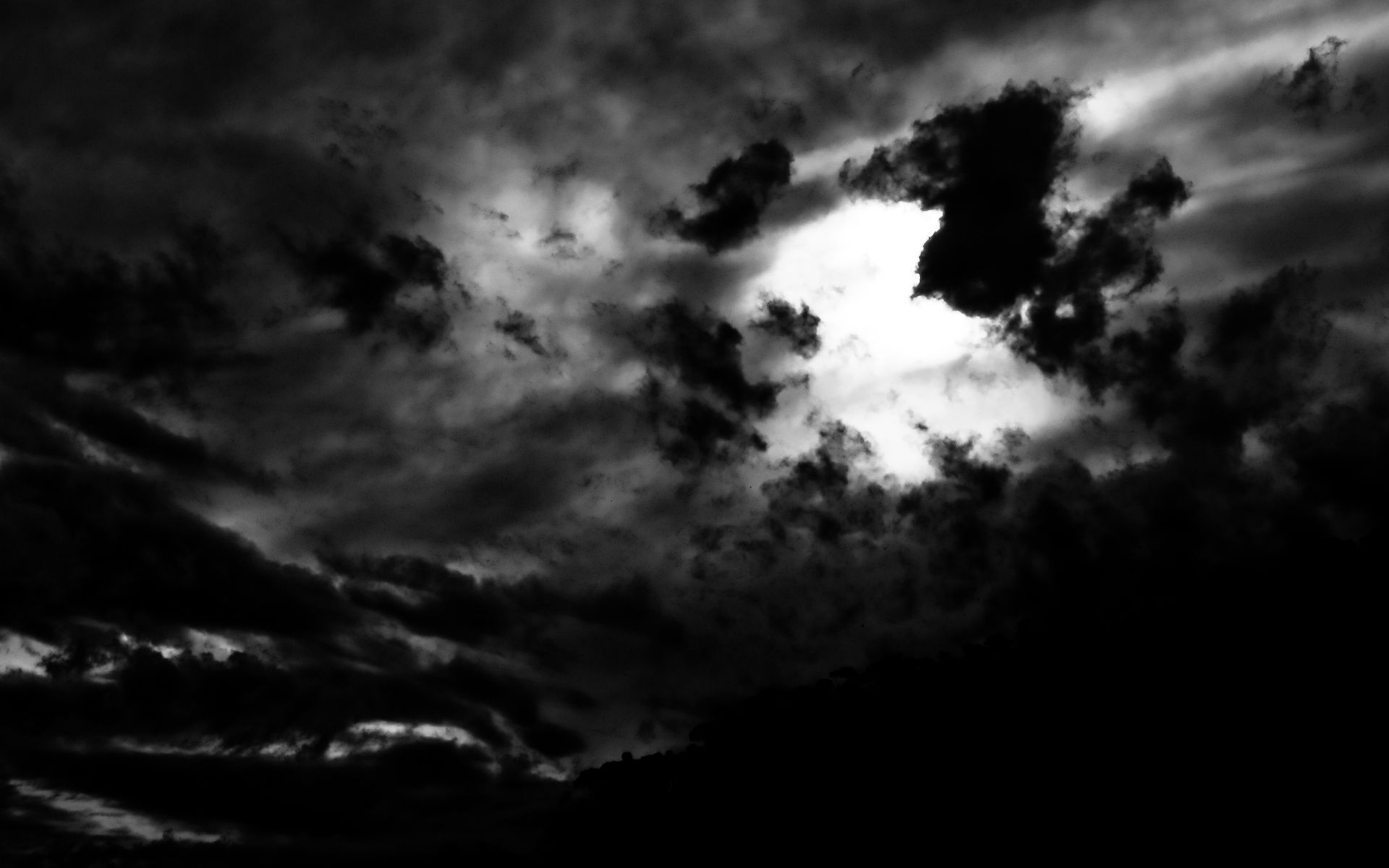 dark clouds wallpaper #2