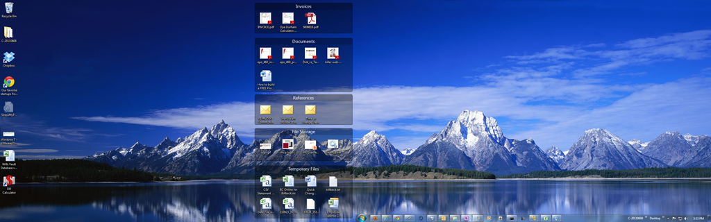 Desktop background for dual monitors