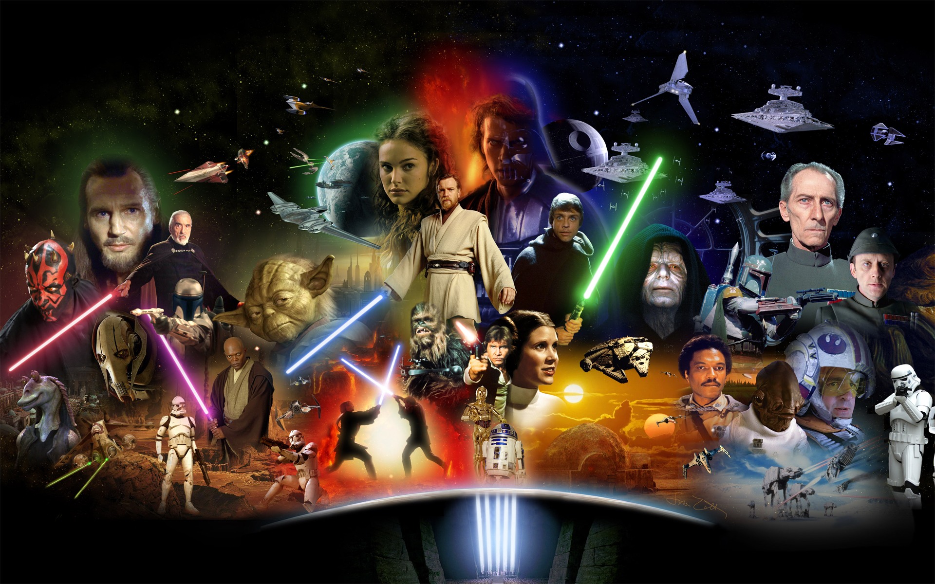 Star Wars Desktop Background - WallpaperSafari
