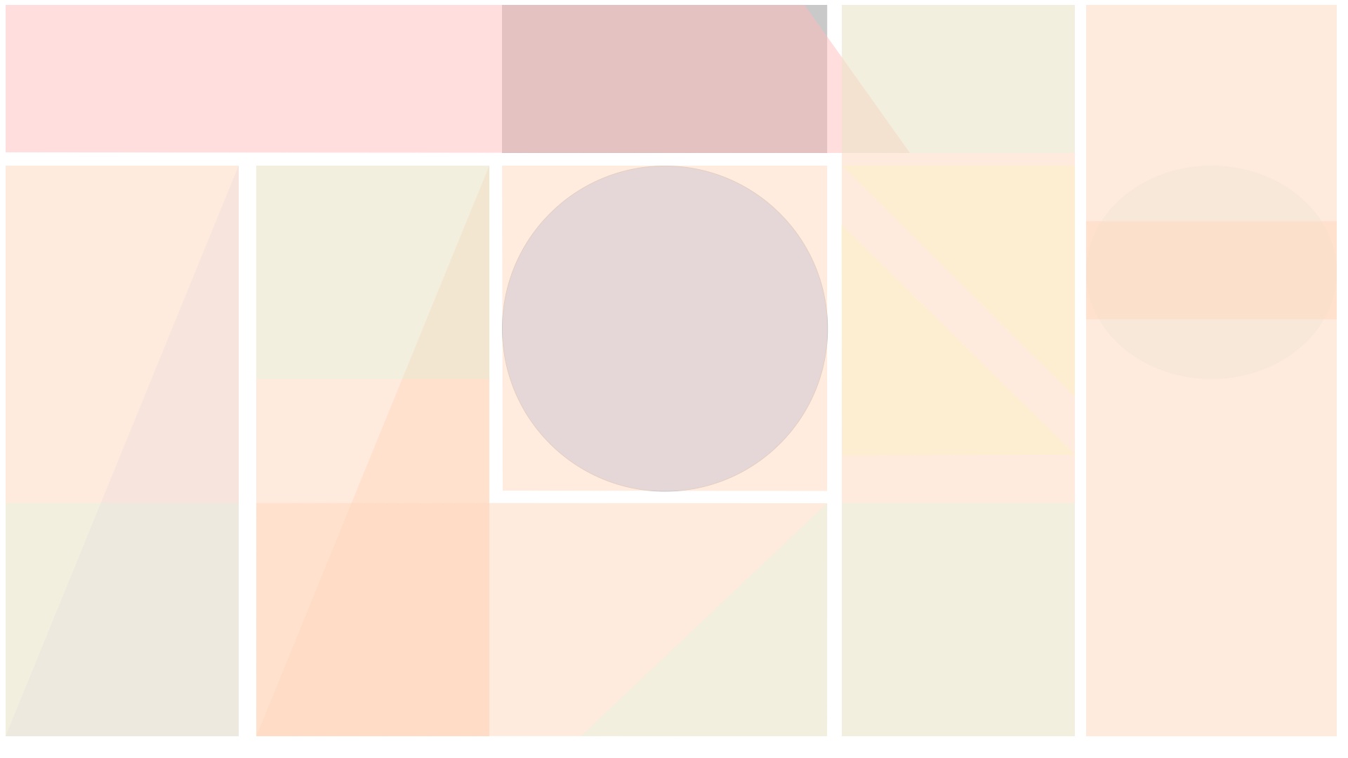 Blank pastel mint pink peach lilac geometric segment desktop