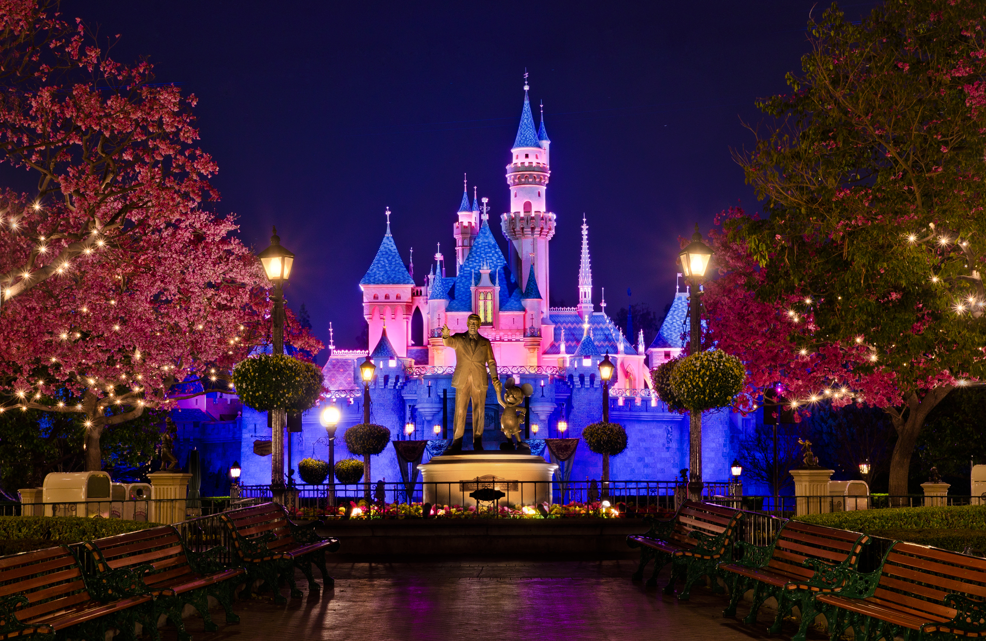 Disney castle wallpaper