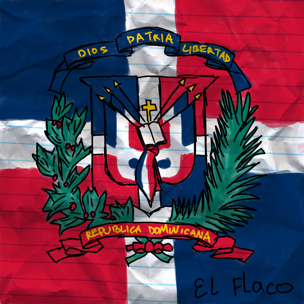 Dominican flag wallpaper