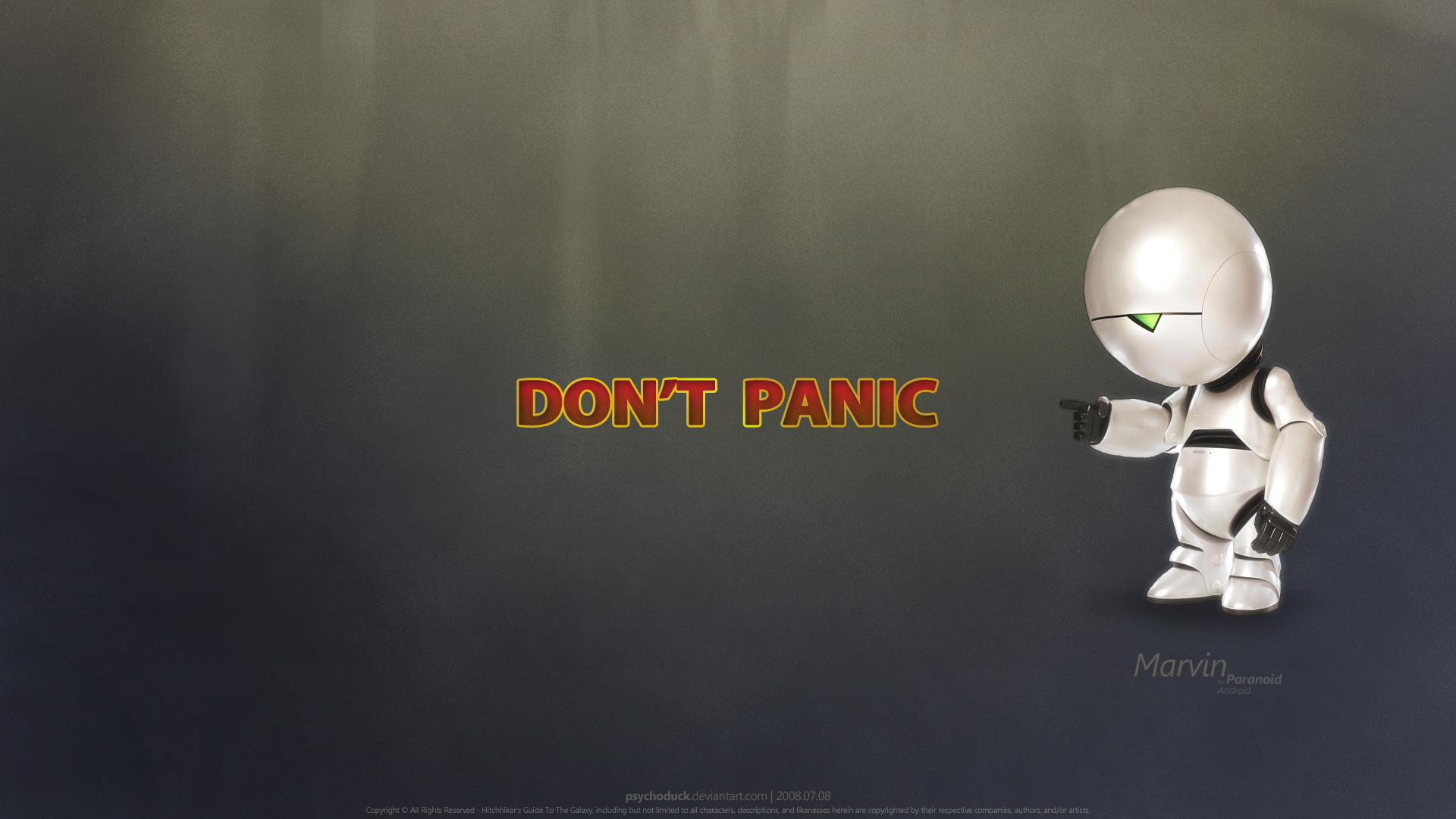 Don t panic wallpaper