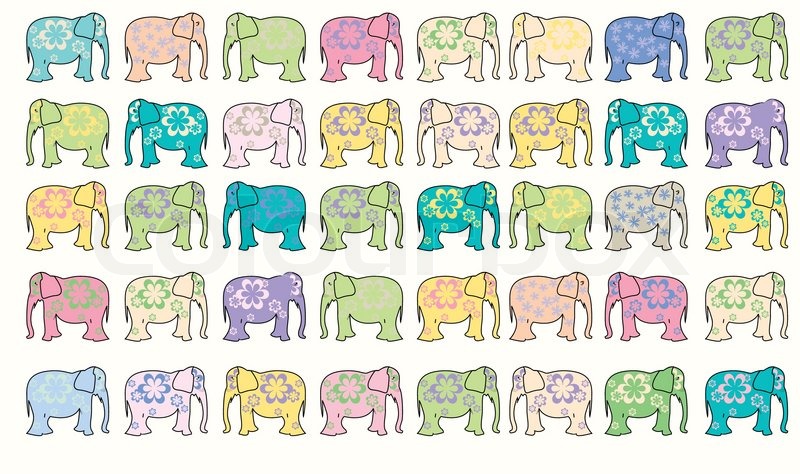 elephants background #4