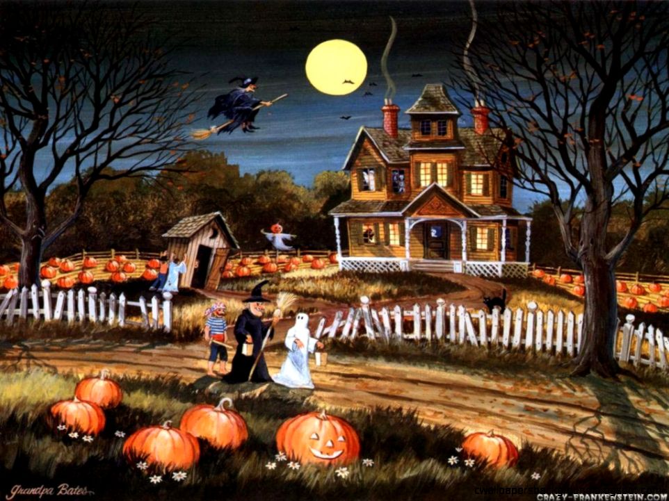 Fall halloween wallpaper