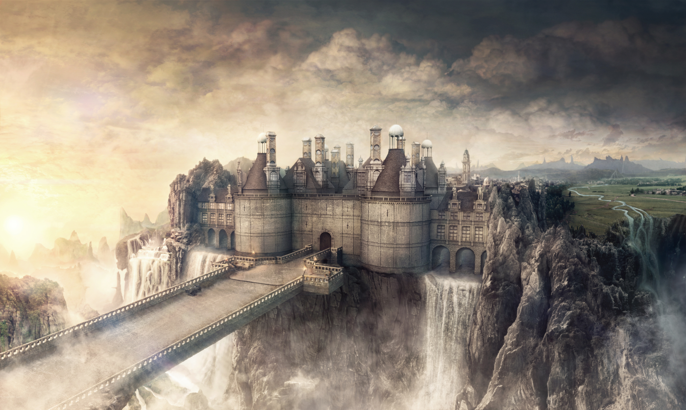 Fantasy castle wallpapers