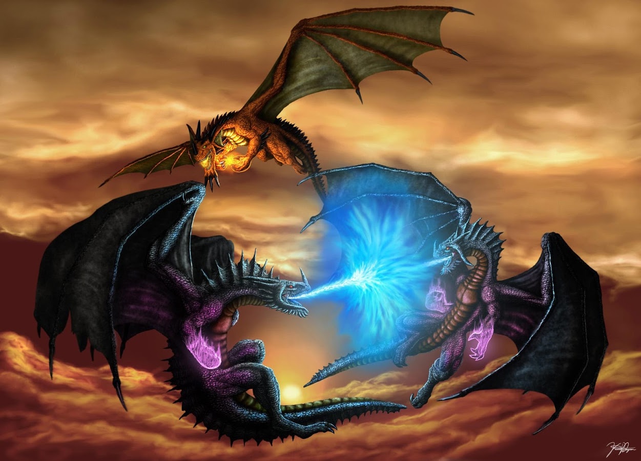 Fantasy dragon wallpaper