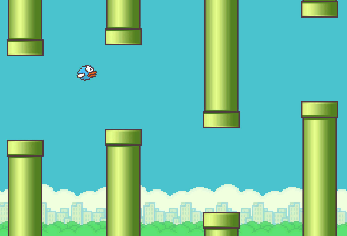 Flappy Bird Background - wallpaper