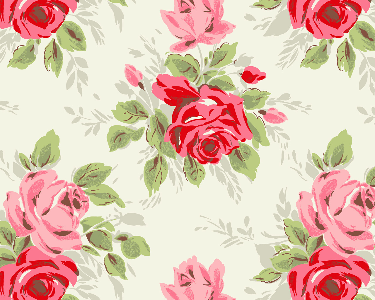 floral print wallpaper #8