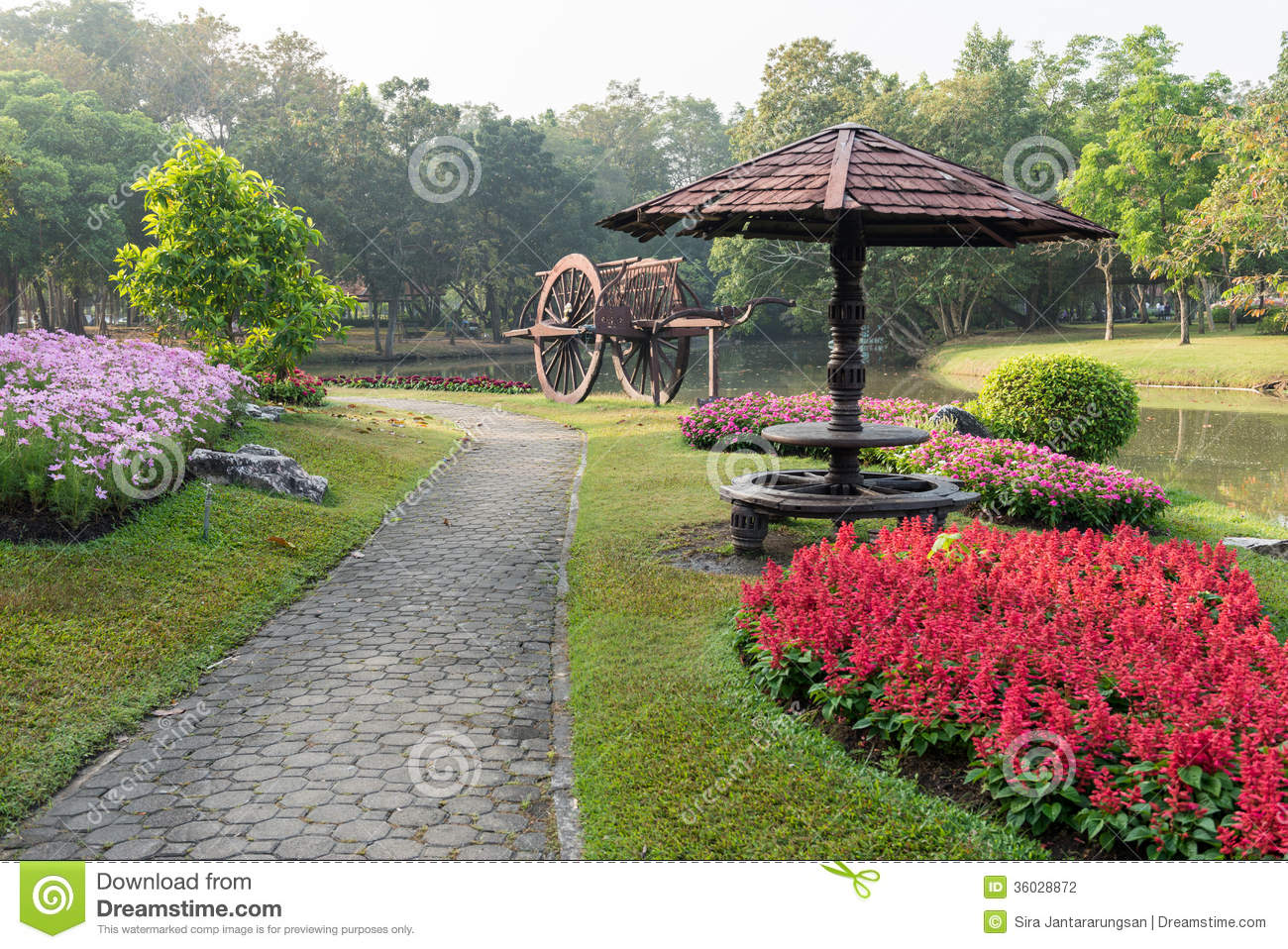 Flower garden background images - ClipartFest