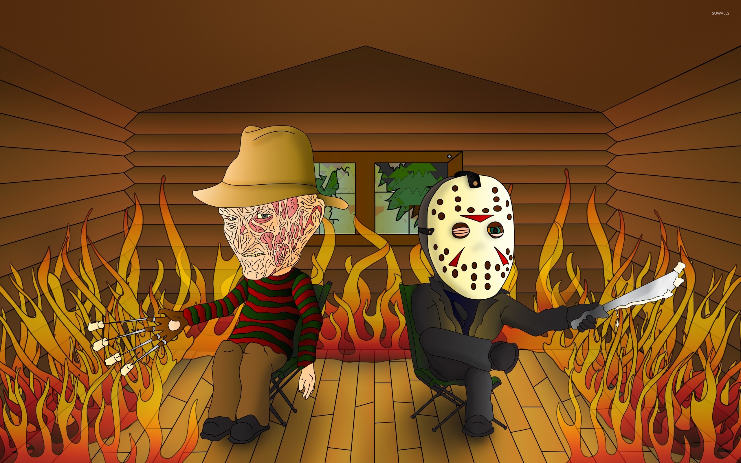 Freddy vs jason wallpaper