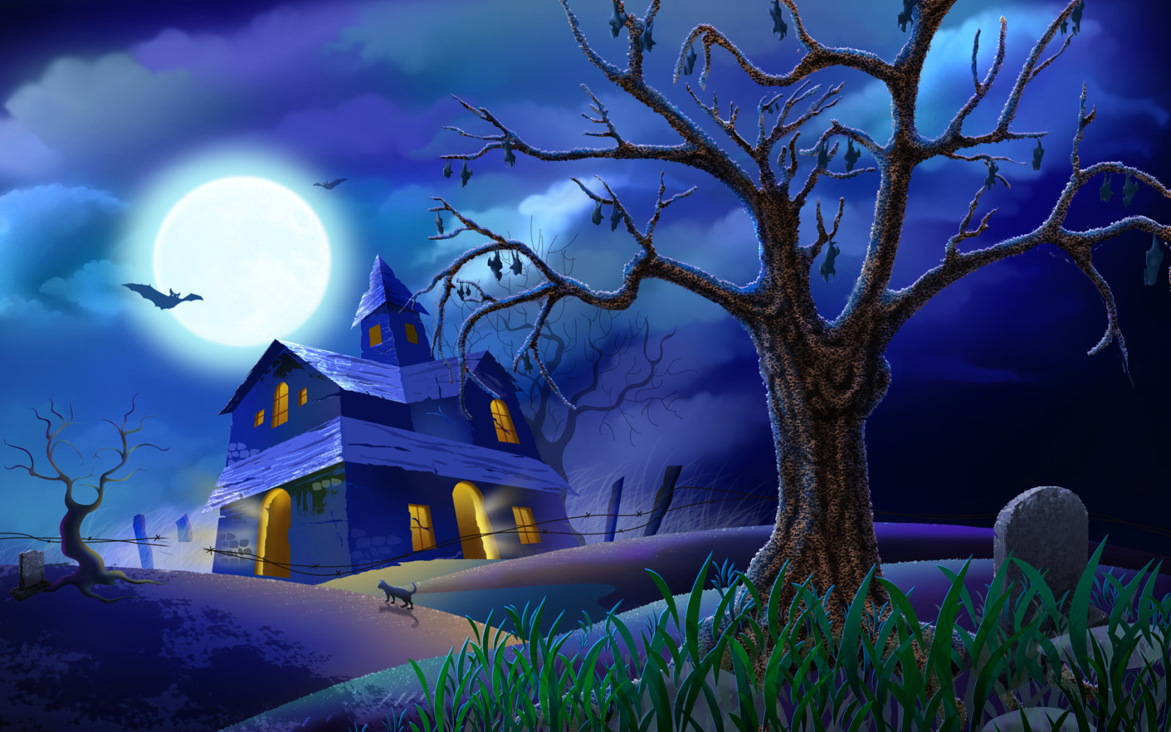 free animated halloween wallpaper #19