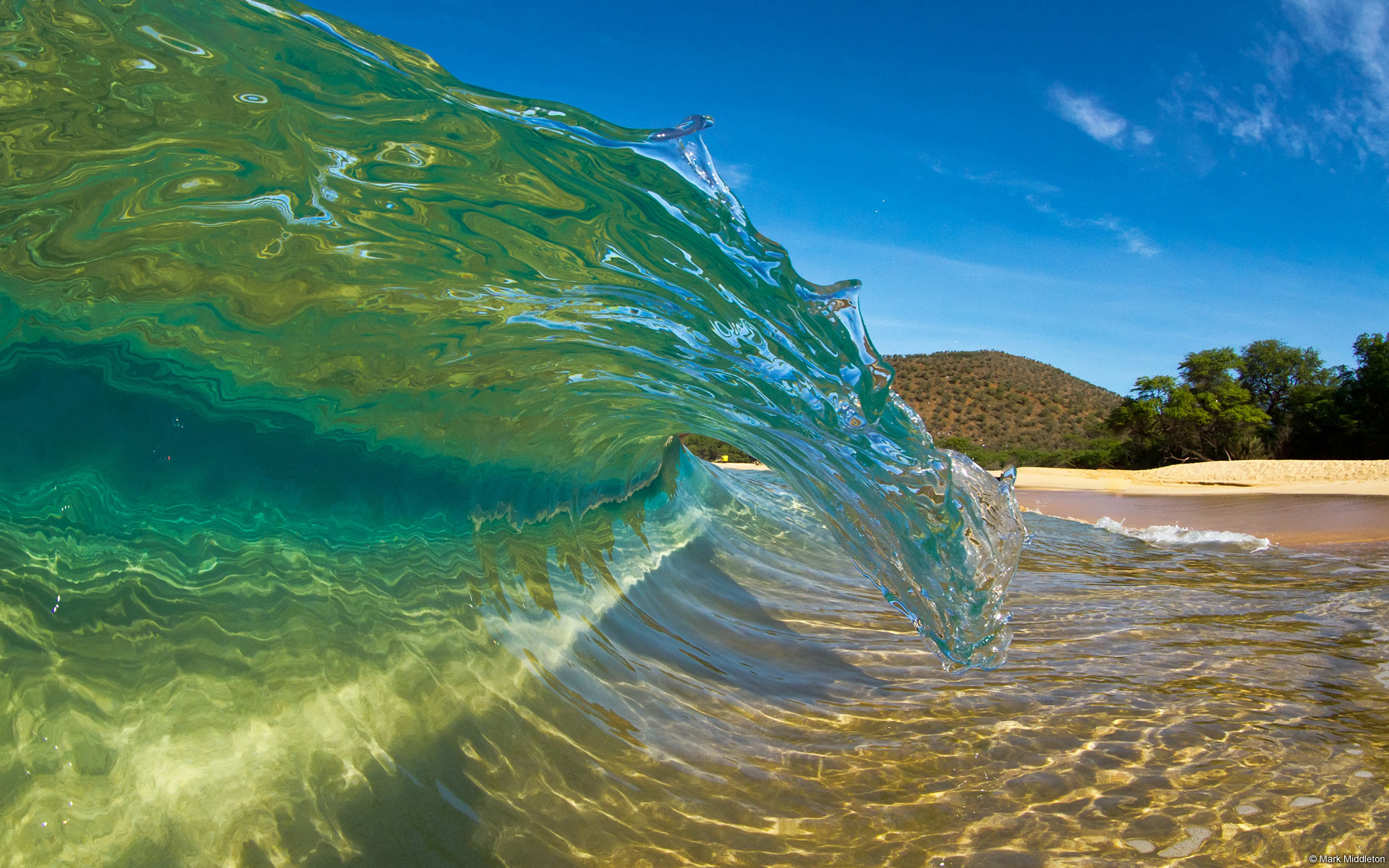 Hawaiian Beaches | Download wallpaper Wave, whirlpool, Hawaii