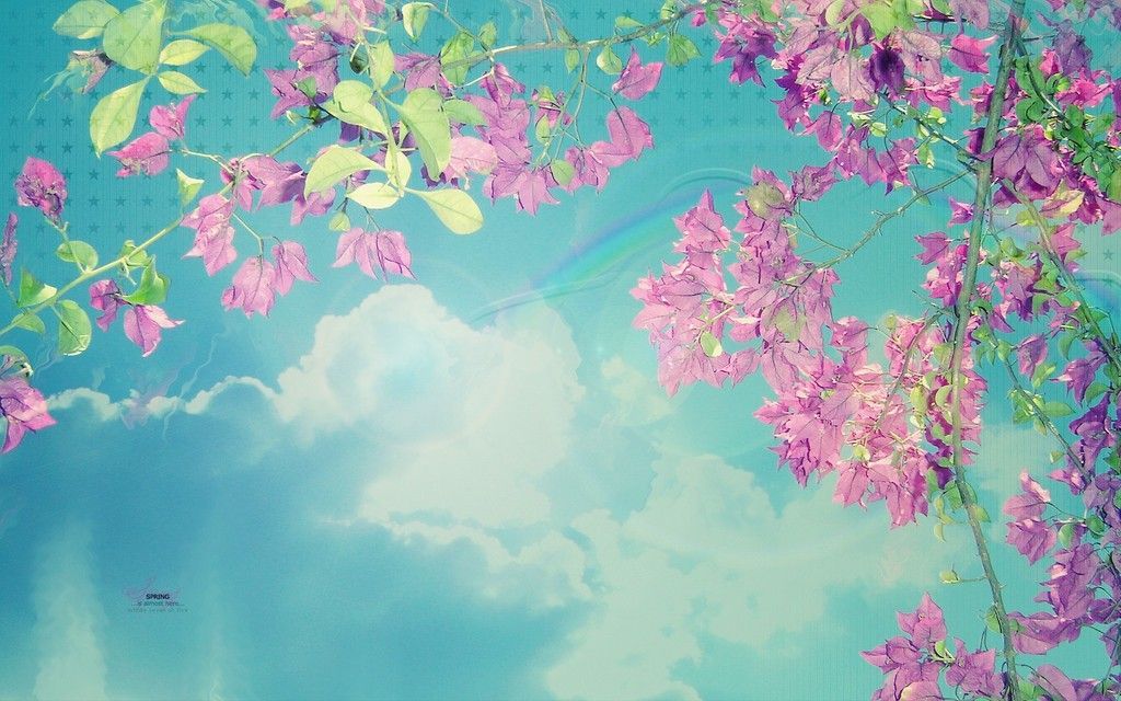 Free spring backgrounds