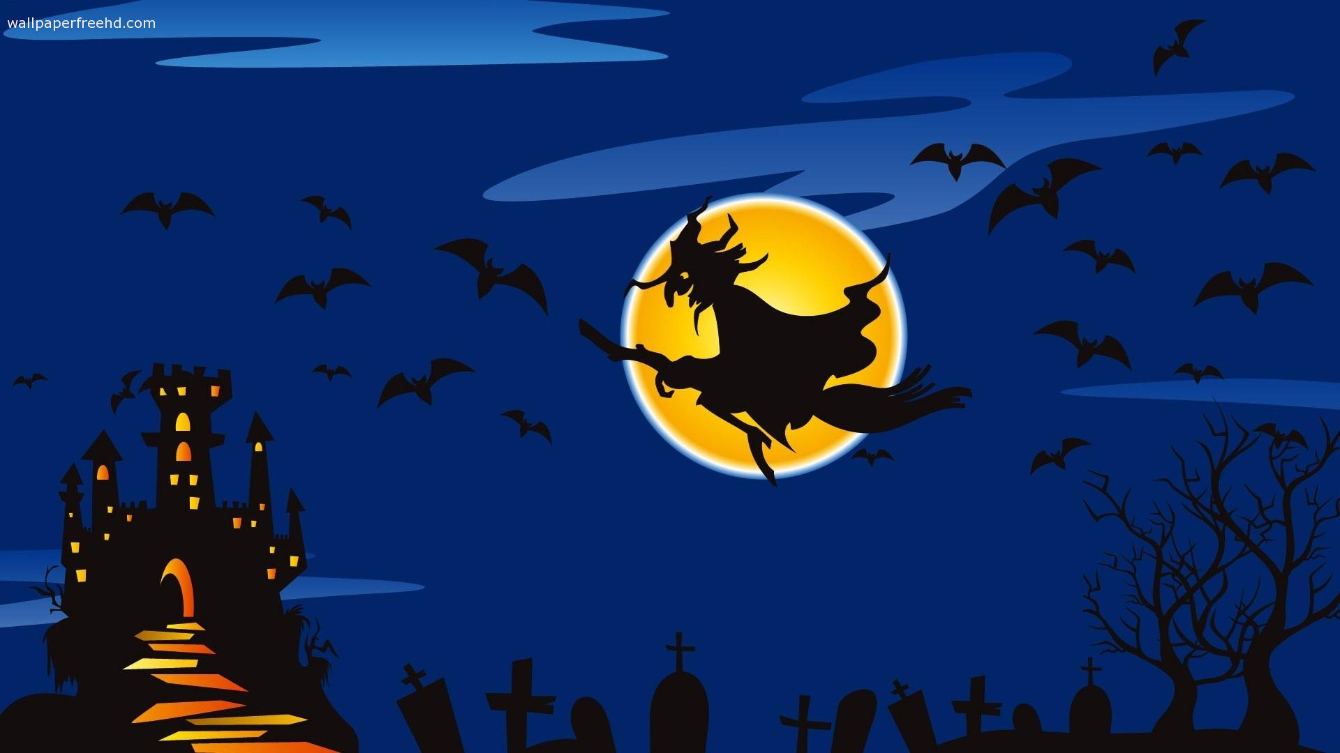 Halloween witches wallpaper