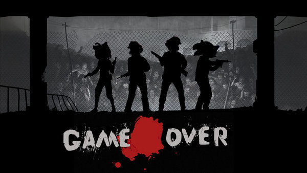Game over wallpaper