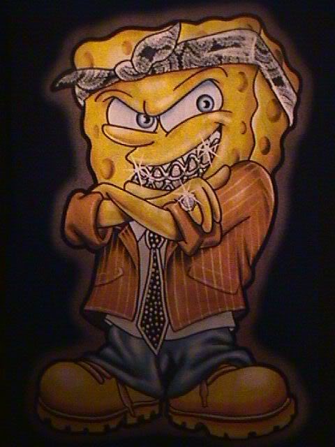 Gangster spongebob wallpaper