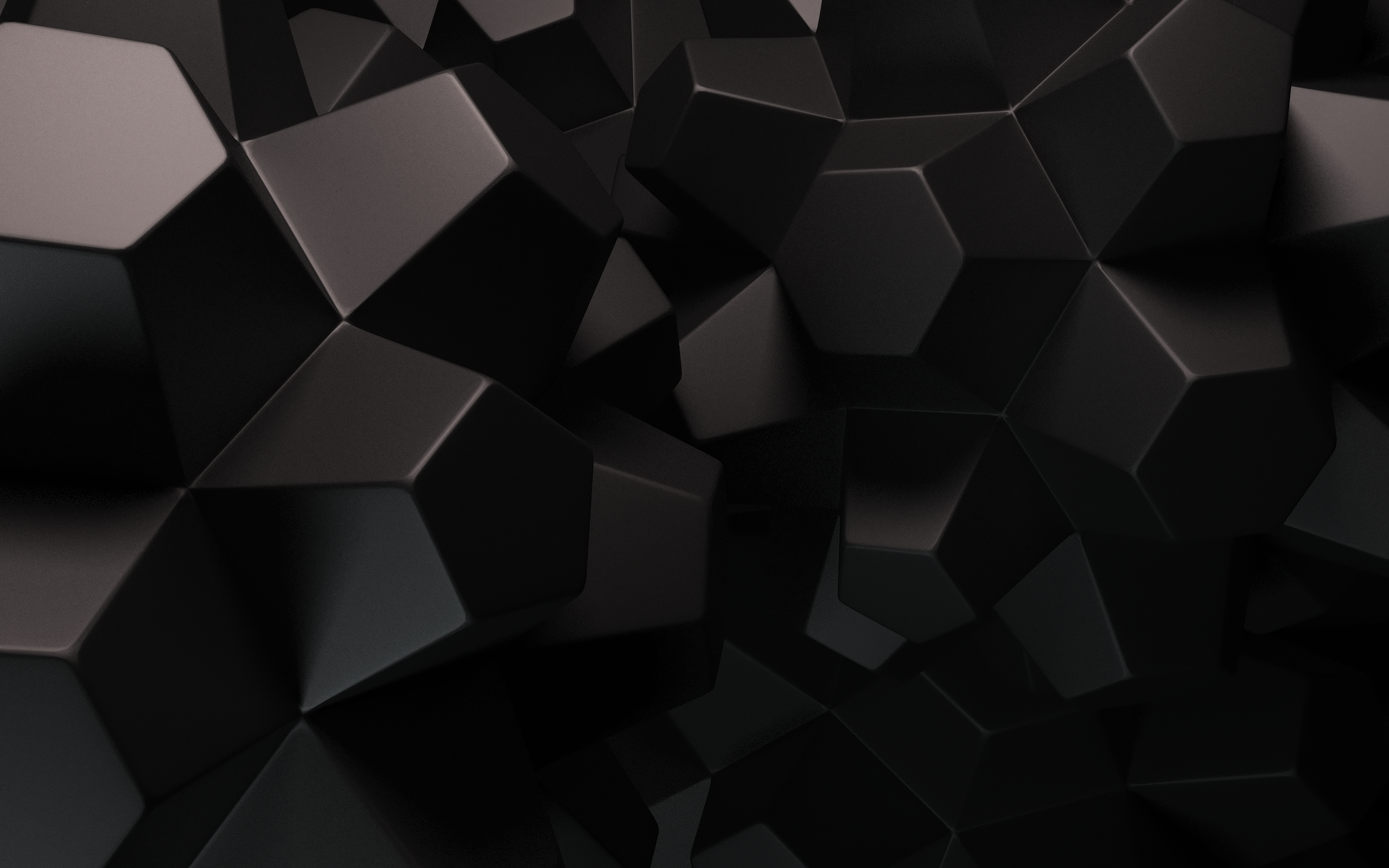 Black geometric wallpaper