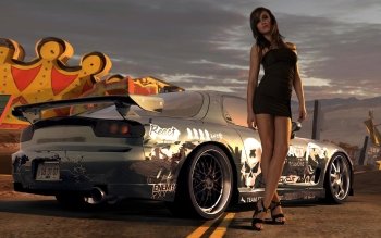 Girls and cars wallpapers