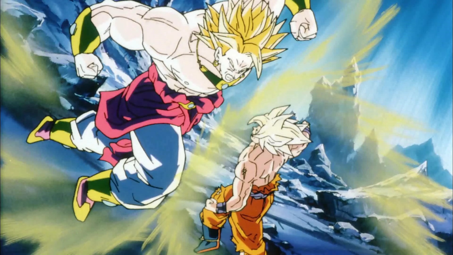 Goku vs broly wallpaper