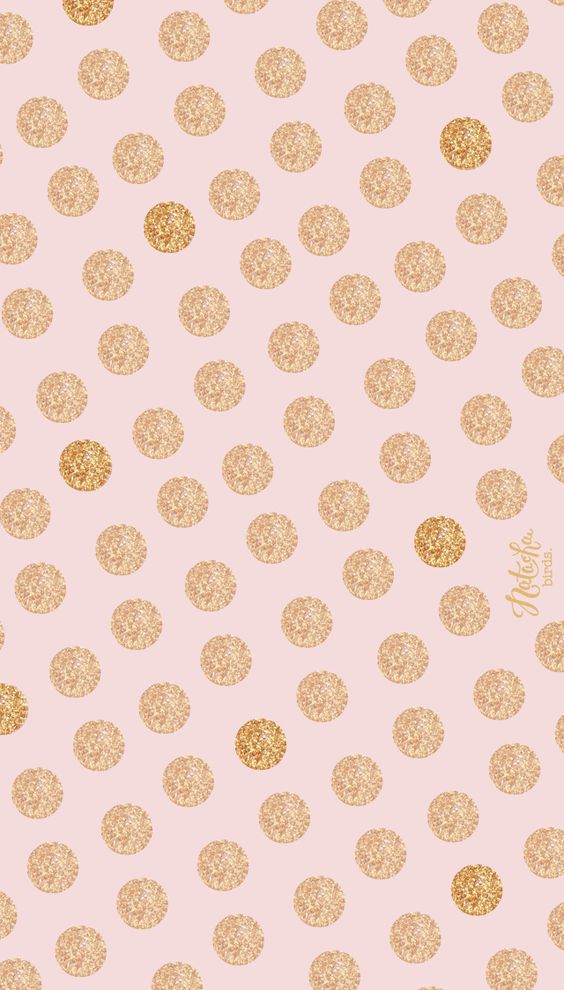 Gold and pink wallpaper