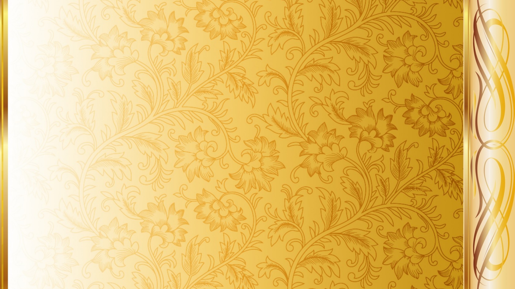 White gold background