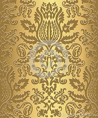 gold damask wallpaper #13