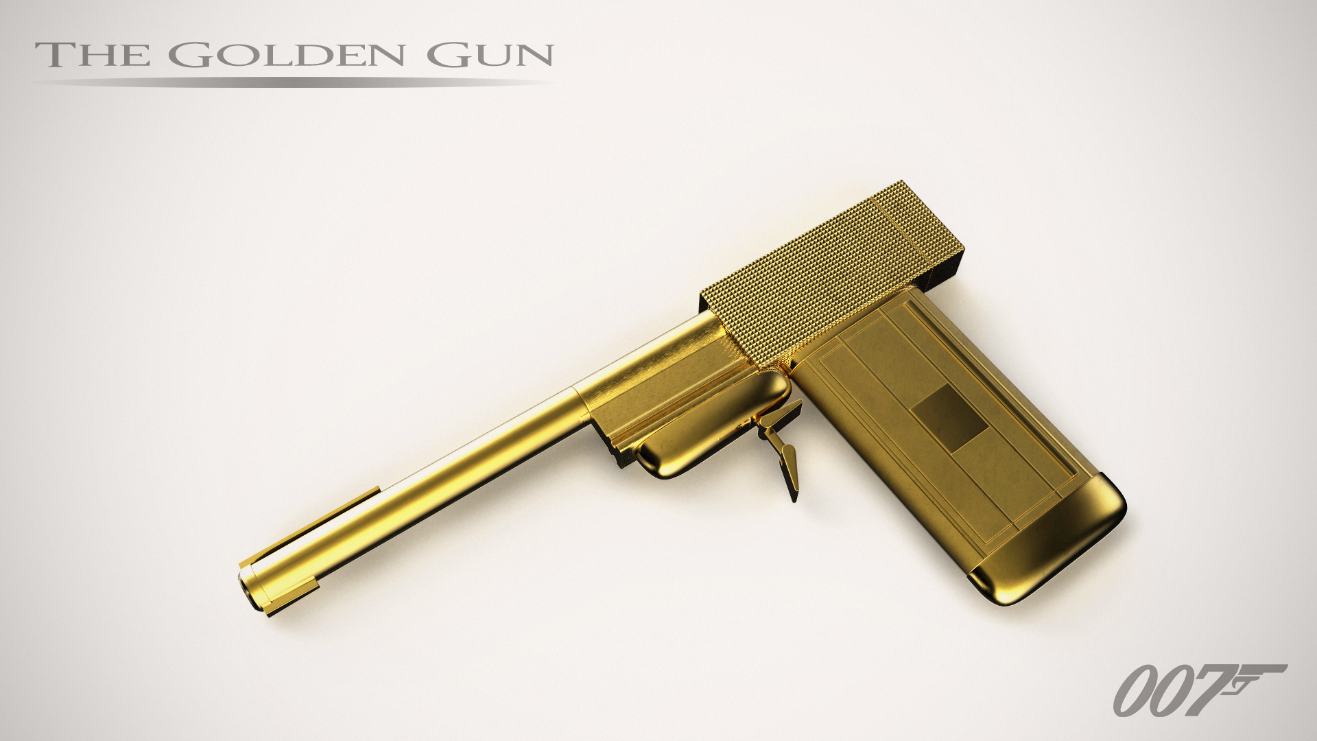 Golden gun wallpaper