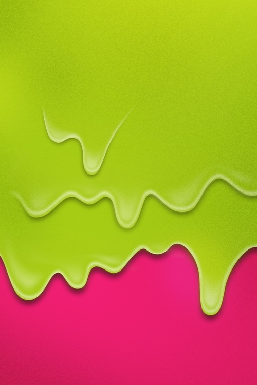 Green and pink wallpaper
